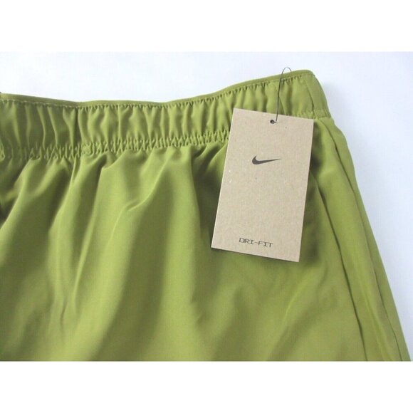 Nike Men's Challenger Brief Lined Running Athletic Shorts Pacific Moss Green NWT - Picture 3 of 6